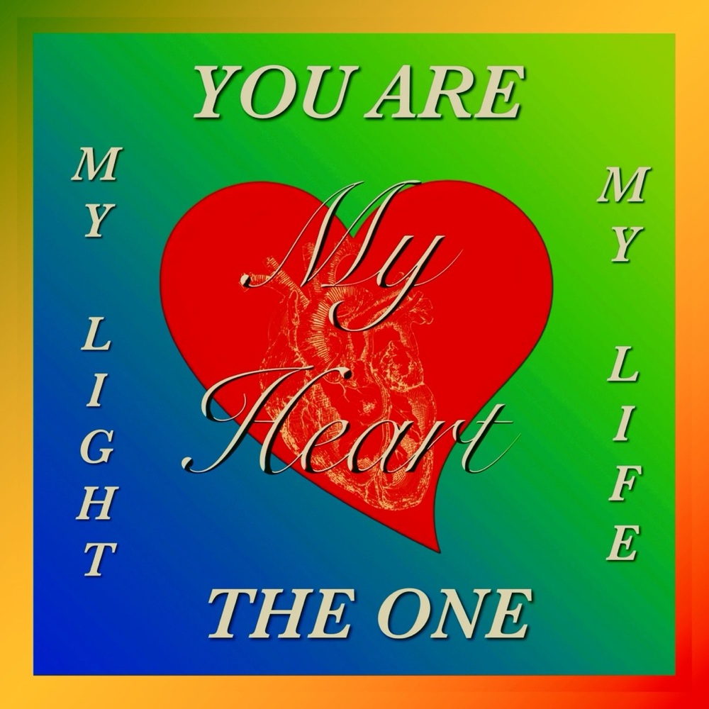 Vibrant Heart Art Print